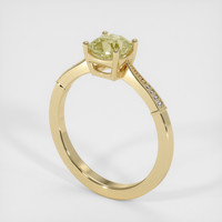 1.03 Ct. Yellow Sapphire Ring, 18K Yellow Gold 2
