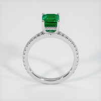 1.76 Ct. Emerald Ring, Platinum 950 3