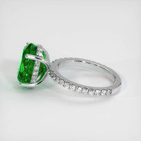 4.54 Ct. Emerald Ring, Platinum 950 4