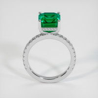 2.91 Ct. Emerald Ring, Platinum 950 3