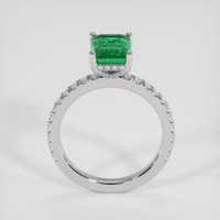 2.27 Ct. Emerald Ring, Platinum 950 3