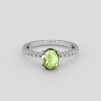 1.41 Ct. Alexandrite Ring, Platinum 950 1