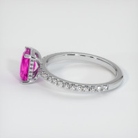 2.05 Ct. Pink Sapphire Ring, Platinum 950 4