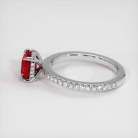 1.54 Ct. Ruby Ring, Platinum 950 4