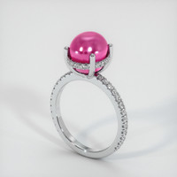 7.60 Ct. Ruby Ring, Platinum 950 2