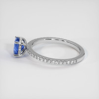 1.48 Ct. Blue Sapphire Ring, Platinum 950 4