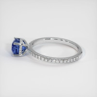 2.24 Ct. Blue Sapphire Ring, Platinum 950 4