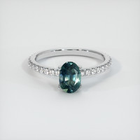 0.77 Ct. Sapphire Ring, Platinum 950 1