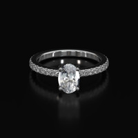 1.04 Ct. Sapphire Ring, Platinum 950 1
