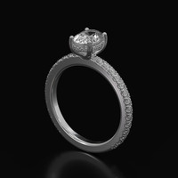 1.04 Ct. Sapphire Ring, Platinum 950 2
