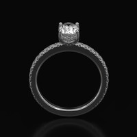 1.04 Ct. Sapphire Ring, Platinum 950 3