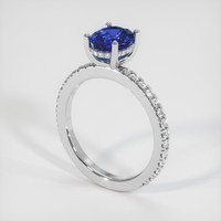 1.56 Ct. Sapphire Ring, Platinum 950 2