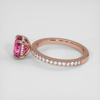 2.41 Ct. Pink Sapphire Ring, 14K Rose Gold 4