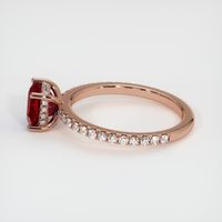 1.55 Ct. Ruby Ring, 14K Rose Gold 4