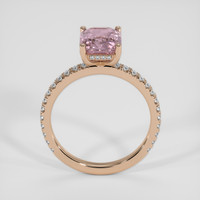 2.89 Ct. Purplish Pink Sapphire Ring, 14K Rose Gold 3