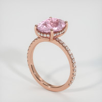 3.61 Ct. Sapphire Ring, 14K Rose Gold 2