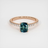 1.21 Ct. Sapphire Ring, 14K Rose Gold 1