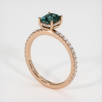 1.21 Ct. Sapphire Ring, 14K Rose Gold 2