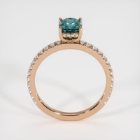 1.21 Ct. Sapphire Ring, 14K Rose Gold 3