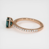 1.21 Ct. Sapphire Ring, 14K Rose Gold 4