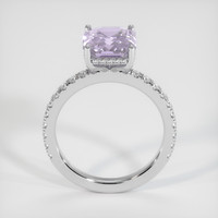 3.55 Ct. Purple Sapphire Ring, 10K White Gold 3