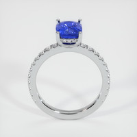 2.50 Ct. Blue Sapphire Ring, 14K White Gold 3