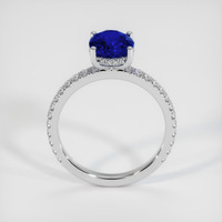 2.06 Ct. Sapphire Ring, 14K White Gold 3