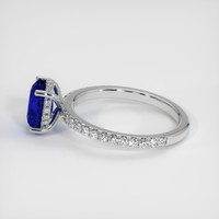 2.06 Ct. Sapphire Ring, 14K White Gold 4