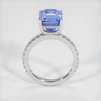5.69 Ct. Color Change Sapphire Ring, 14K White Gold 3