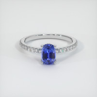 1.28 Ct. Sapphire Ring, 14K White Gold 1