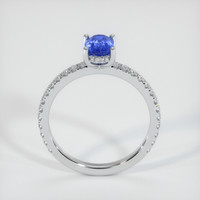 1.28 Ct. Sapphire Ring, 14K White Gold 3