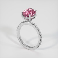 6.38 Ct. Gemstone Ring, 14K White Gold 2