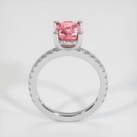 1.96 Ct. Padparadscha Sapphire Ring, 14K White Gold 3