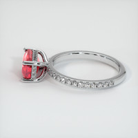 2.06 Ct. Ruby Ring, 14K White Gold 4