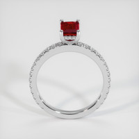 1.04 Ct. Ruby Ring, 14K White Gold 3