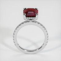 3.72 Ct. Ruby Ring, 14K White Gold 3