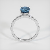 2.25 Ct. Sapphire Ring, 14K White Gold 3