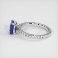 1.79 Ct. Sapphire Ring, 18K White Gold 4