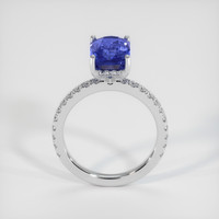 4.04 Ct. Color Change Sapphire Ring, 18K White Gold 3