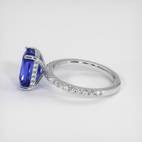 4.04 Ct. Color Change Sapphire Ring, 18K White Gold 4