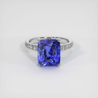 7.18 Ct. Sapphire Ring, 18K White Gold 1