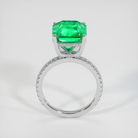 7.95 Ct. Emerald Ring, 18K White Gold 3