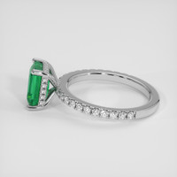2.27 Ct. Emerald Ring, 18K White Gold 4