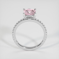 1.87 Ct. Pink Sapphire Ring, 18K White Gold 3