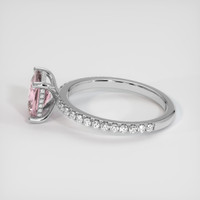1.87 Ct. Pink Sapphire Ring, 18K White Gold 4