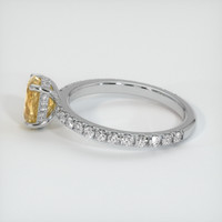 1.06 Ct. Sapphire Ring, 18K White Gold 4