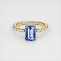 3.04 Ct. Sapphire Ring, 14K Yellow Gold 1