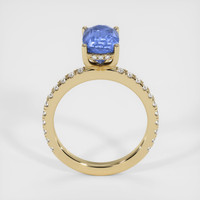 3.00 Ct. Sapphire Ring, 14K Yellow Gold 3