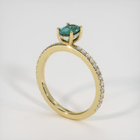 0.57 Ct. Gemstone Ring, 14K Yellow Gold 2