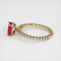 1.32 Ct. Ruby Ring, 14K Yellow Gold 4